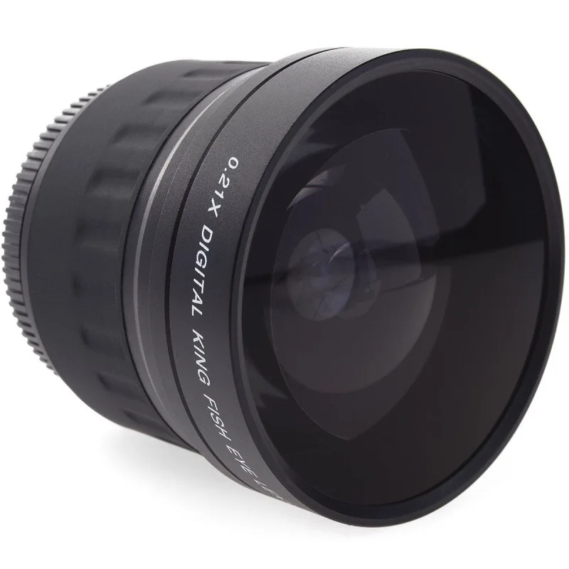 Широкоугольный объектив рыбий глаз для цифровой камеры canon 600d 60d nikon d90 d300 pentax sony