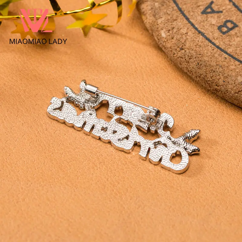 Merry Christmas Letter Trendy Brooches Needle Backpacks Steampunk Women Stylish Clothes Free Shipping Broach Pin | Украшения и