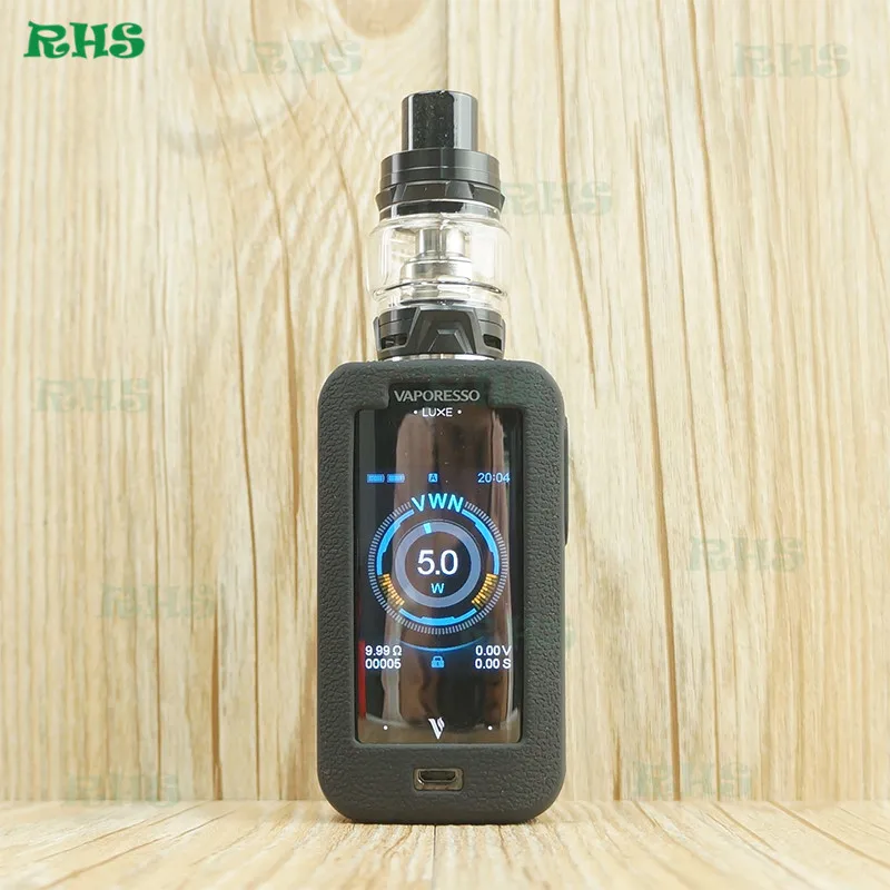 black 20 шт оптом дешевый и недорогой силиконовый защитный чехол для Люкс 220W комплект - Цвет: black