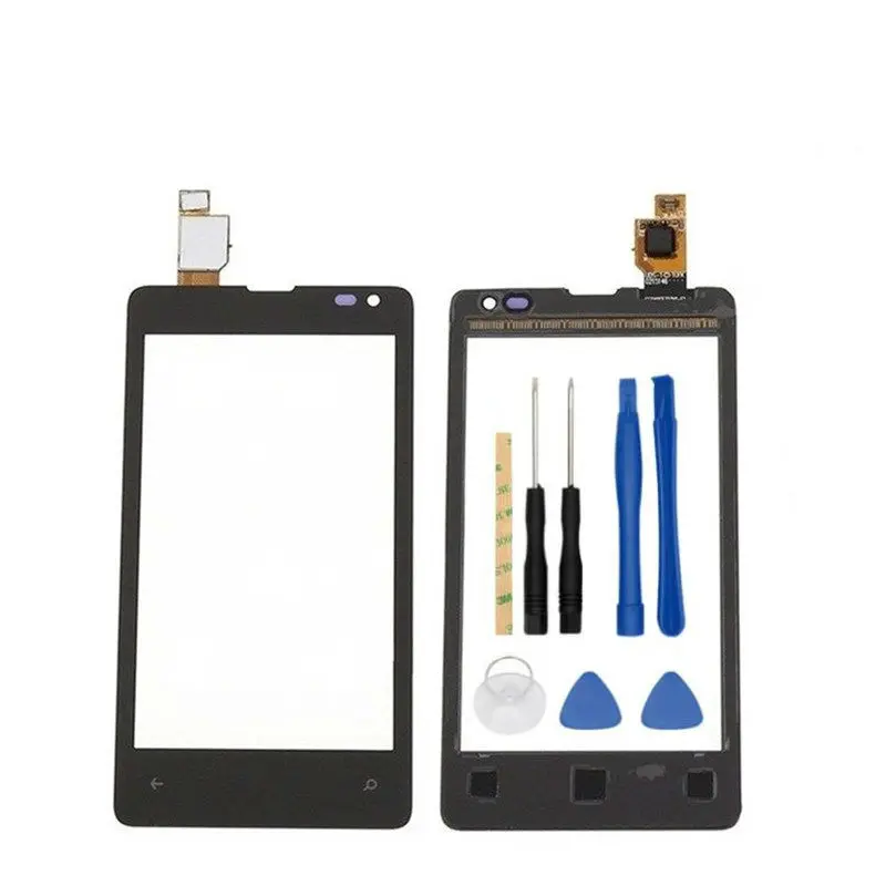 4 0 &quotдля Nokia microsoft Lumia 435 N435 532 N532 Сенсорный экран Сенсор внешний Стекло объектив