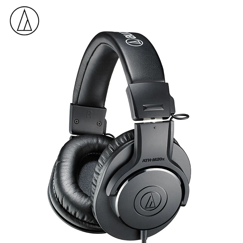 Оригинальные наушники Audio Technica ATH M20X Проводные профессиональные мониторные
