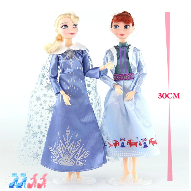 Disney детские плюшевые игрушки для девочек кукла Холодное сердце Анна Эльза мягкие