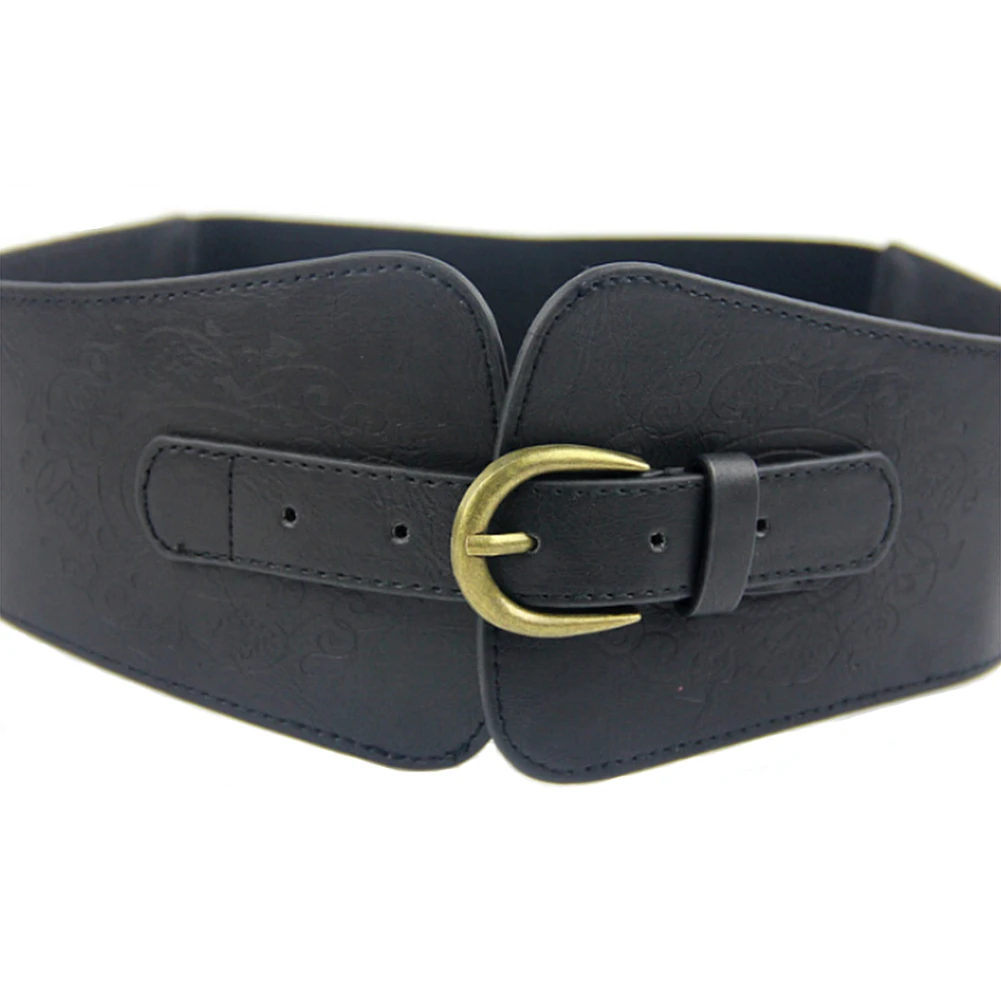 Женский широкий пояс в стиле ретро декоративная Регулируемая элегантная булавка