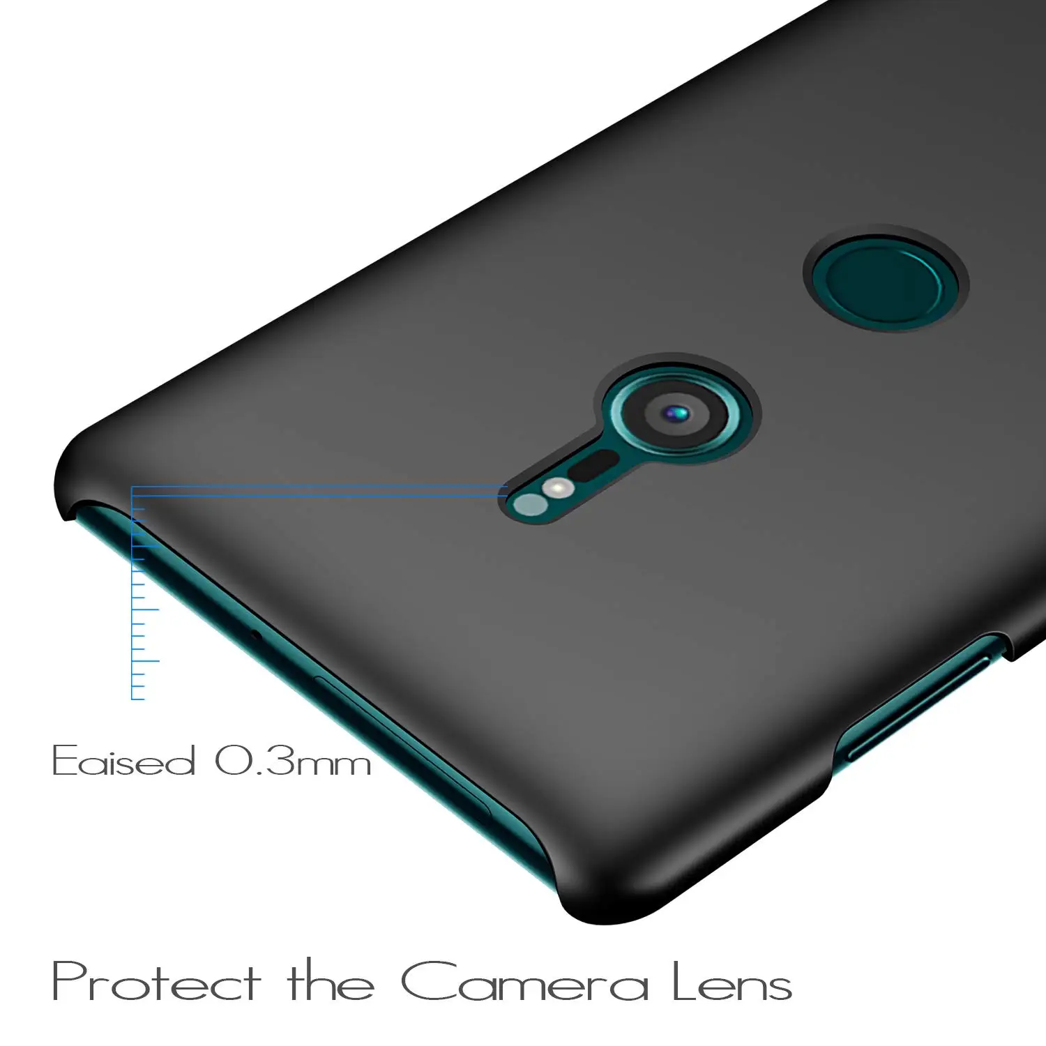 Чехол-накладка для Sony Xperia XZ3 H8416 H9436 H9493 сверхтонкий жесткий матовый | Мобильные