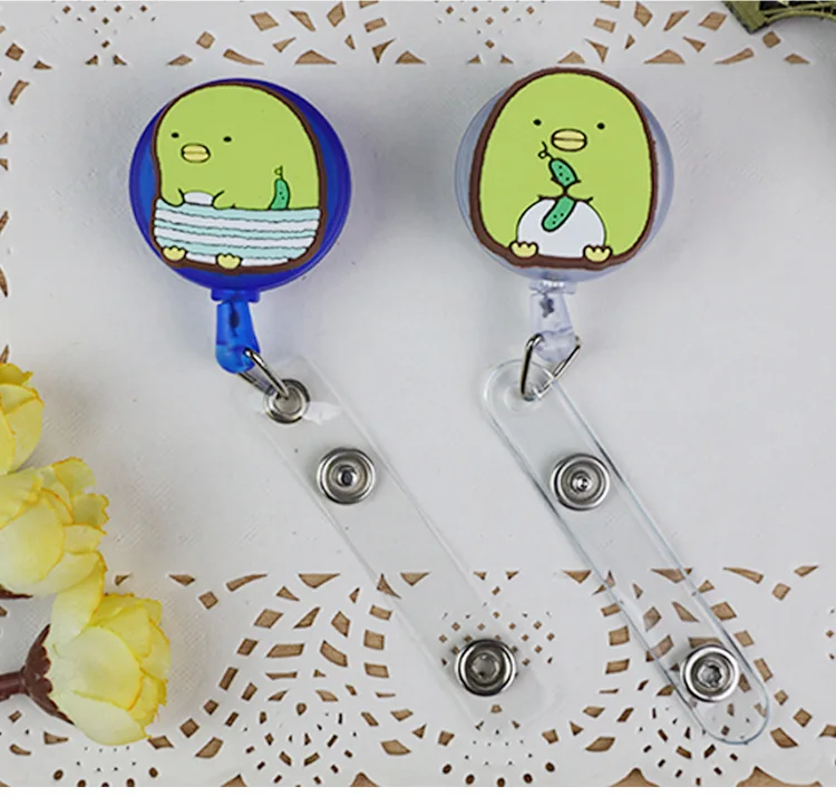 Япония SAN X Sumikko Gurashi выдвижной Бейдж высокого качества силиконовый чехол с