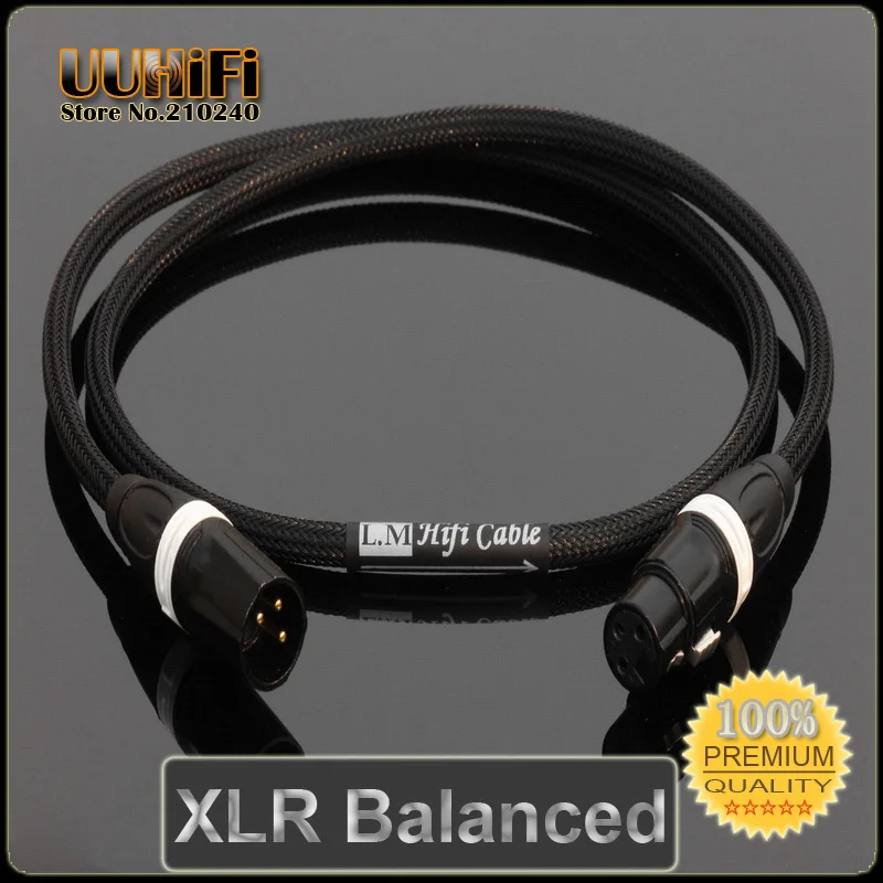 Hi-Fi мужской и женский сбалансированный кабель XLR US оригинальные профессиональные