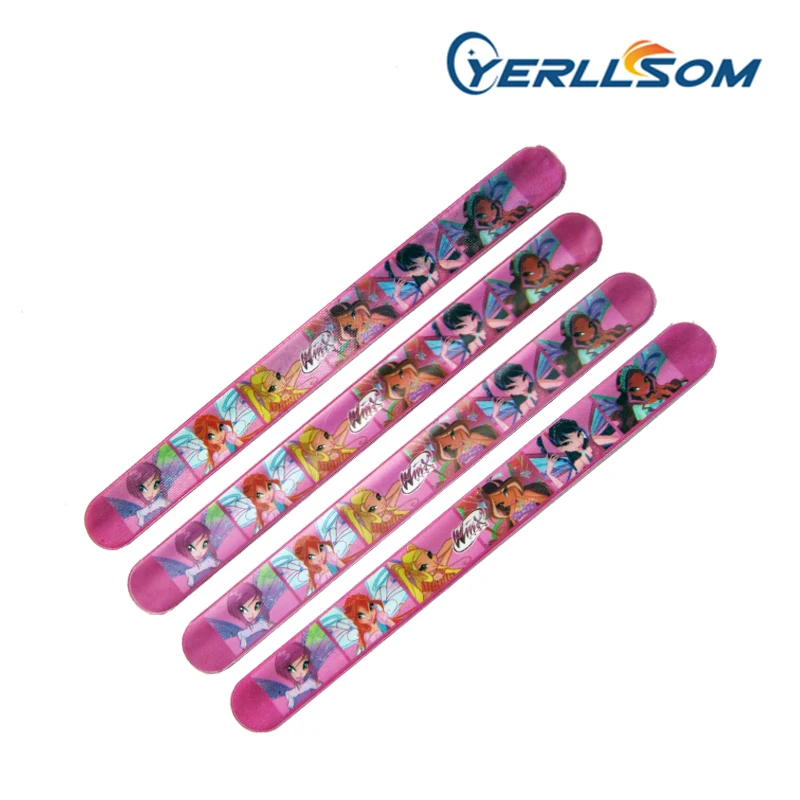 YERLLSOM 3*22 см 100 шт./лот горячая Распродажа Печатный 1 Цвет логотип Slap отражающие