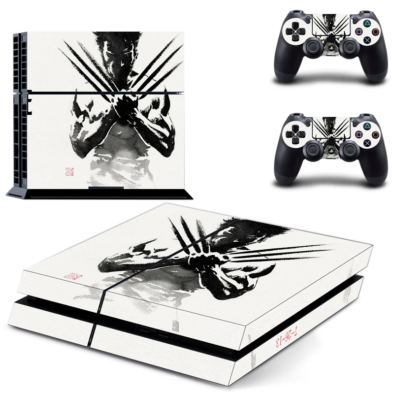Наклейка на кожу Росомахи 4 ps4 для Sony наклейки консоль и 2 контроллера Скины
