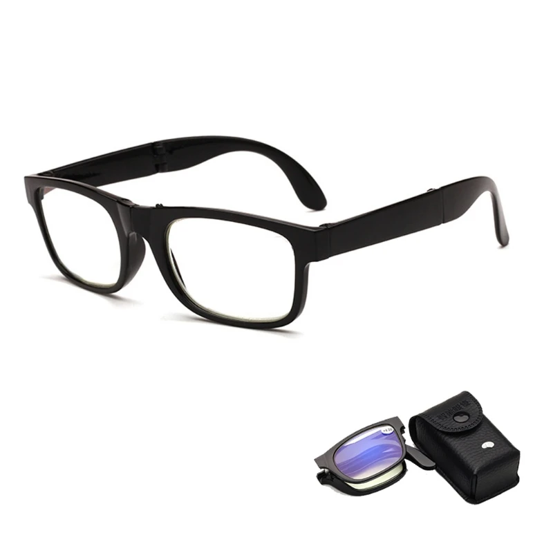 

Foldable Unisex Reading Glasses Presbyopic Eyeglasses Full Frame +1.0 To +4.0