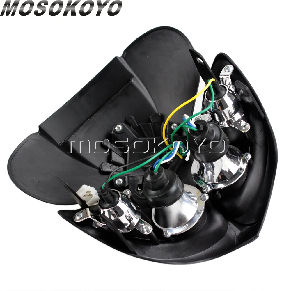 Фара мотоциклетная для мотоцикла и велосипеда черная обтекатель Honda Kawasaki WR250R WR250X