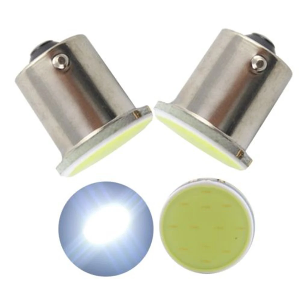 Yushuangyi 10X Белый 1156 P21W Ba15s COB 12SMD светодиодный стоп сигнал задних фонарей указателей