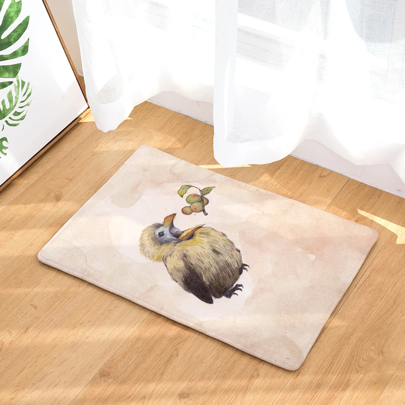 2017 Придверные коврики творческие милые с принтом растений для кухни ванной