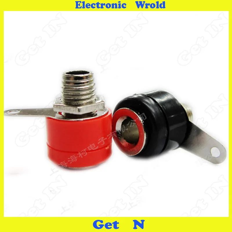 

500pcs 4mm Banana Socket Jack 4mm Panel Connector Terminals H-3014