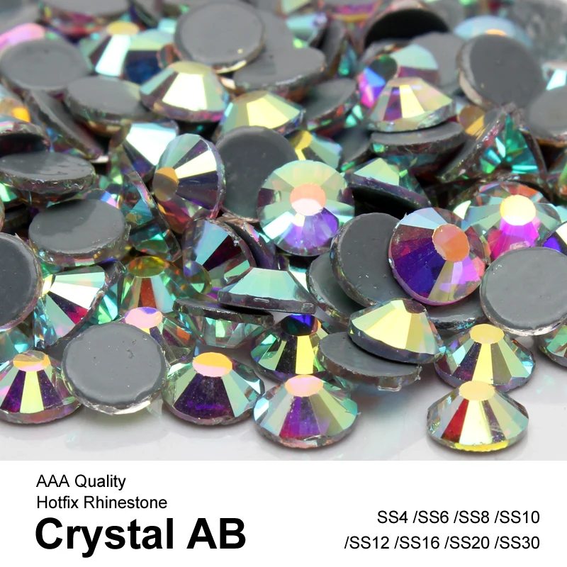 Стразы AAAAA высшего качества стразы горячей фиксации высокого для одежды SS6 SS30