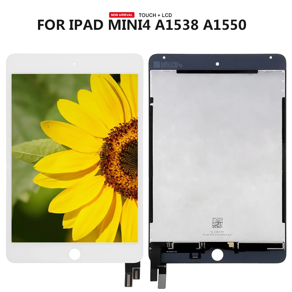 Для iPad Mini 4 A1538 A1550 ЖК дисплей сенсорный экран дигитайзер стекло в сборе Бесплатная