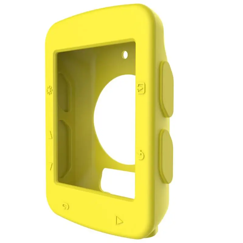 Lime Color Силиконовый защитный резиновый чехол для Garmin Edge 520 для велосипедного компьютера, Мягкая прочная силиконовая рамка, легко снимается - Цвет: Lime Color