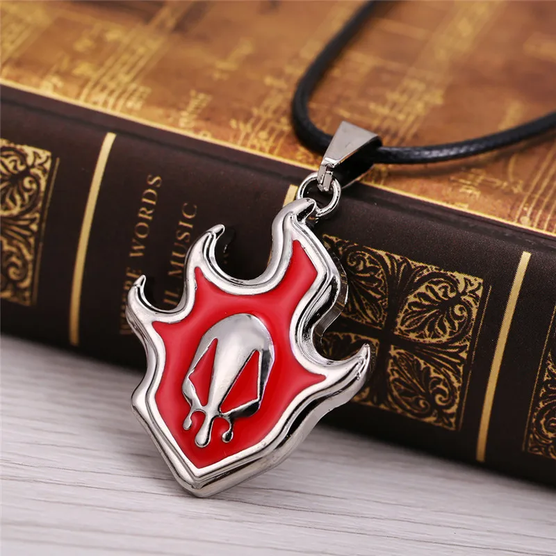 2020 модные ювелирные изделия Cospaly God Of Death Skulls Fire Sign подвеска кожаная цепочка