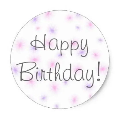 

1.5inch Happy Birthday! Classic Round Sticker
