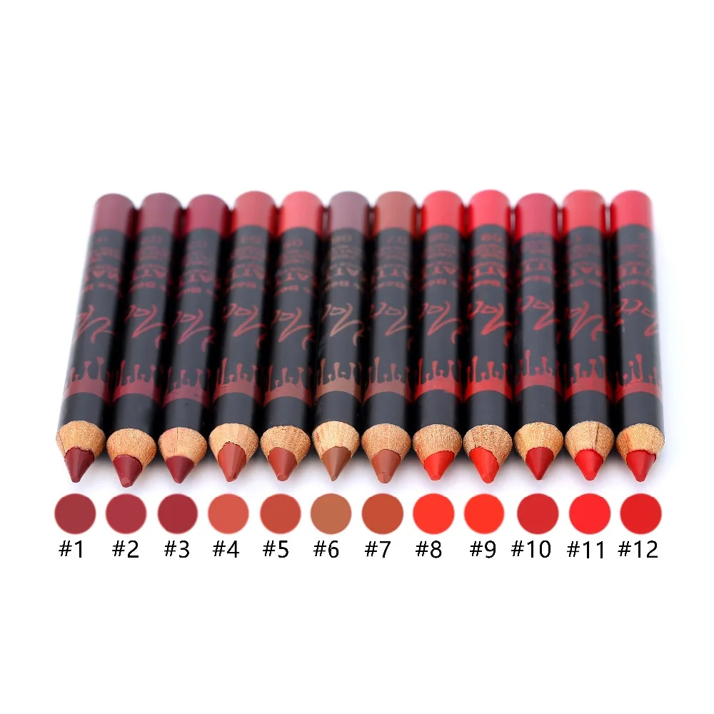 Kiss beauty 1 шт. многоцветная губная подводка карандаш функциональный для бровей глаз