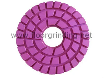 NCCTEC 9'' 220mm marble polishing pad | thickness 10mm | hole diameter 45mm | grit 50-3000 | class A quality