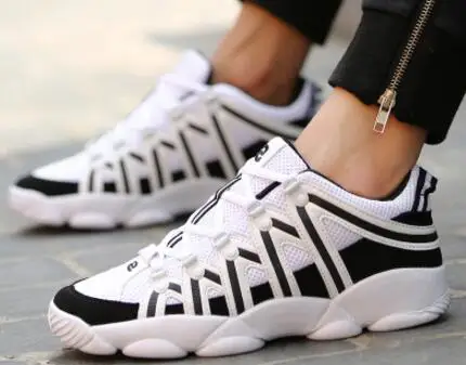 Высокий износ обувь топ полосатый случайные холст качели мода мягкие уютные