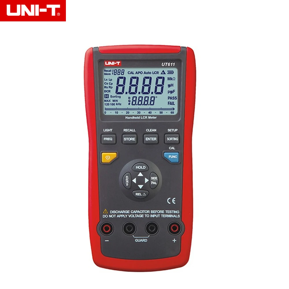 UNI T UT611 Professional LCR Meter индуктивность емкость сопротивление тестер частоты|tester