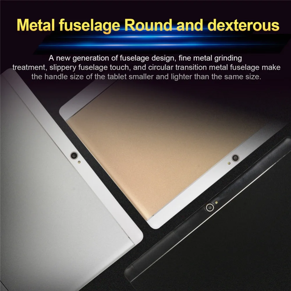 S109 10 1 дюймовый планшетный ПК 3G Телефонный звонок Android 7 0 Wi Fi Bluetooth 4 ГБ/32 ГБ