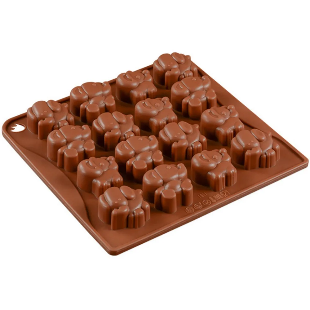 Calf Elephant Shaped 3D Cake Mold With Lid Silicone DIY Decor Baking Tools Cookie Chocolate Candy Pastry Mould Ice Cube |