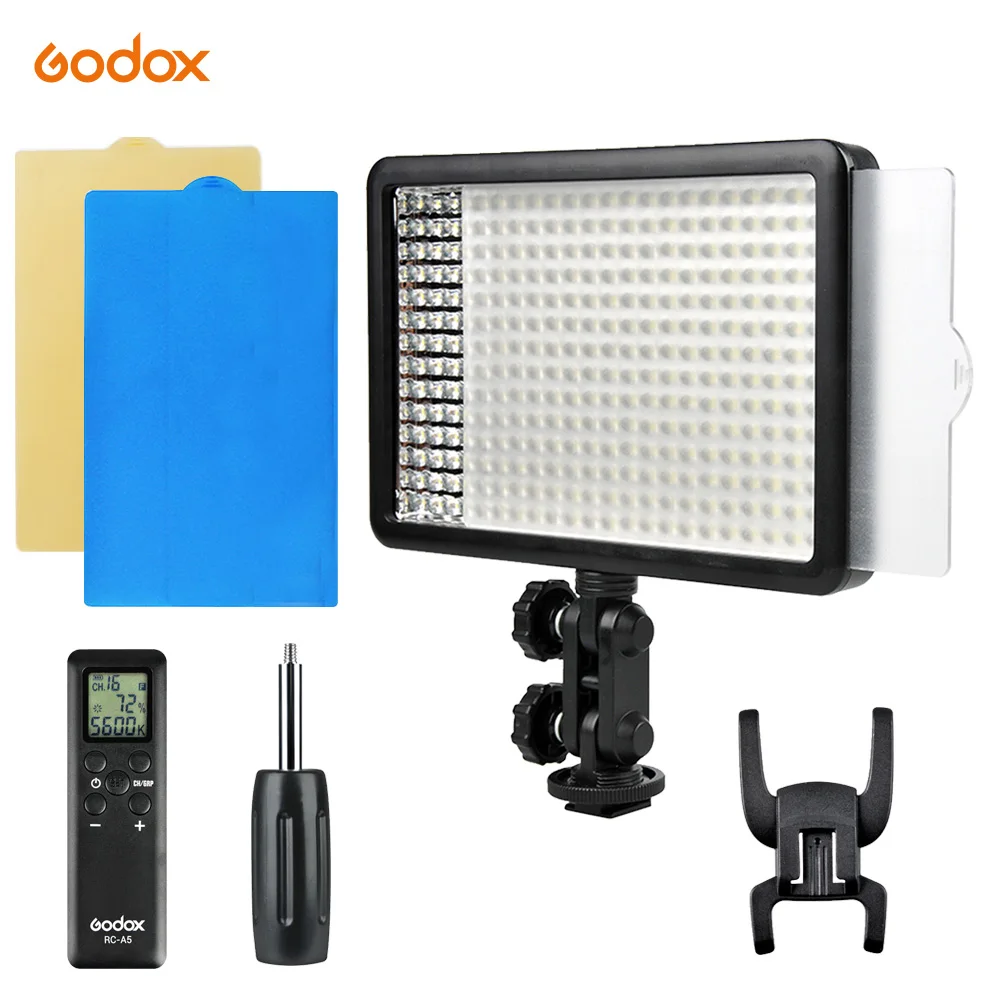 Godox LED308W 5600K светодиодная 308 лампа для видеосъемки с беспроводным пультом