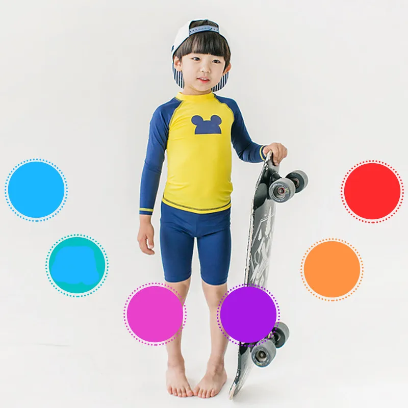 Детский купальный костюм из двух предметов купальные костюмы для мальчиков