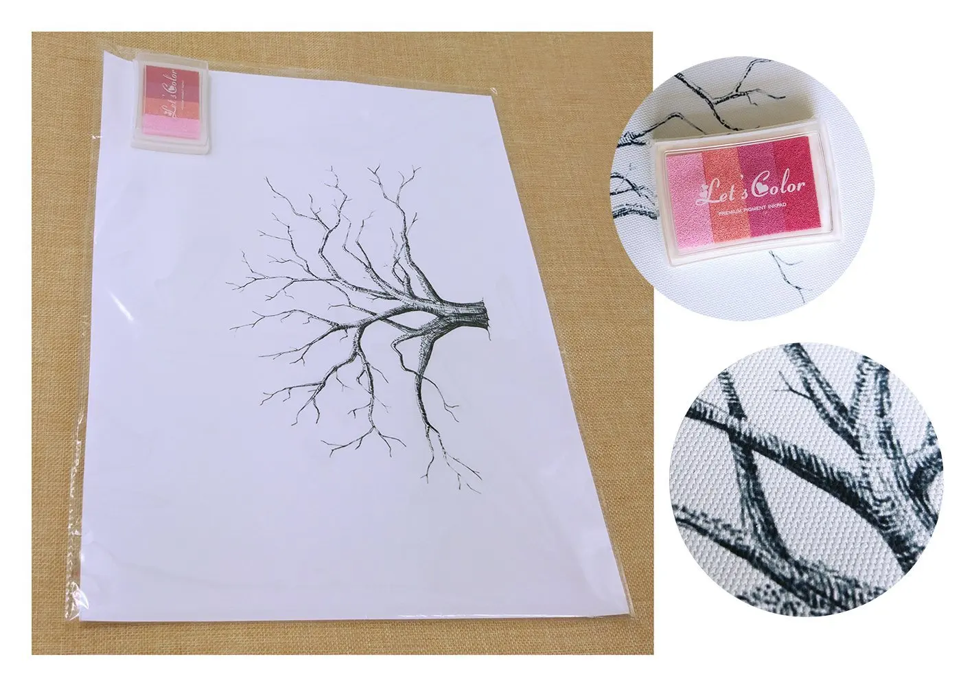 Fingerprintstree proboths творческий DIY гость Подпись знак-в книге холст картины для Одежда