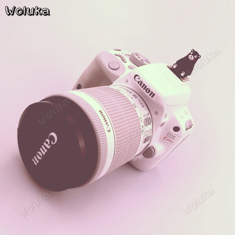 Горячий башмак чехол медведь Кумамон для DSLR камеры Вспышки Аксессуары