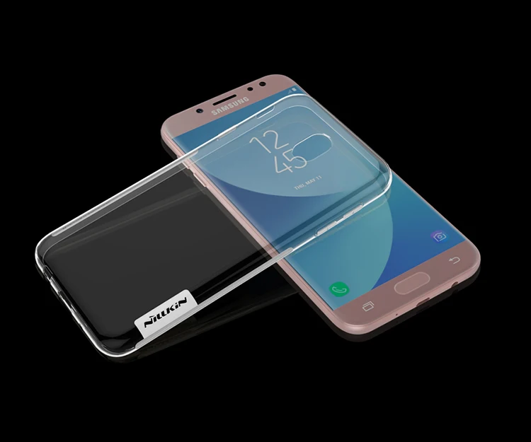Для Samsung Galaxy J7 2017 Case NILLKIN Супер тонкая натура прозрачный программный телефон Чехол