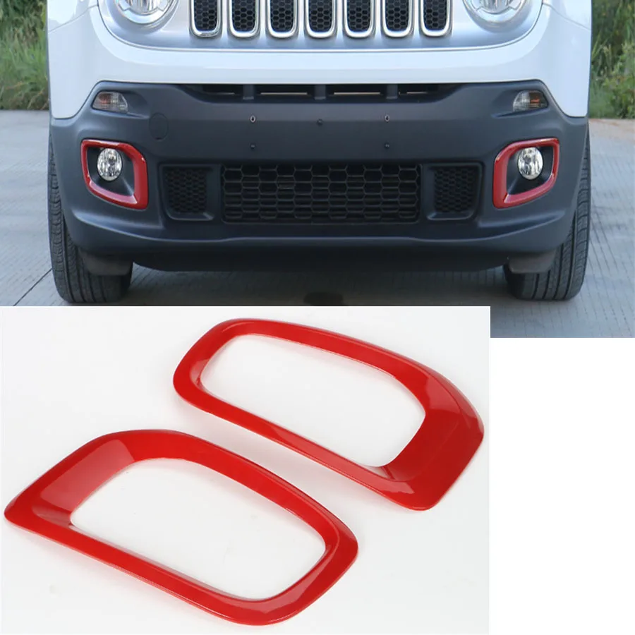 Для Jeep Renegade 2015 2016 автомобильный Стайлинг 2 шт./компл. хромированный ABS внешний