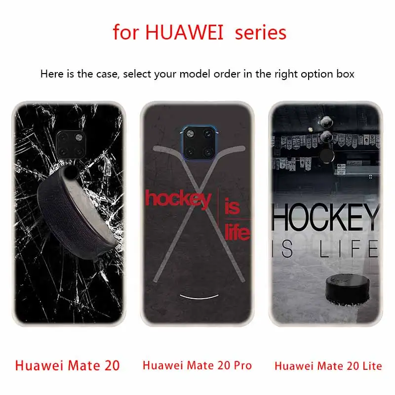 Воздушный хоккейный чехол мягкие силиконовые чехлы для Huawei Mate 10 Lite 20 Pro 20X S Y5 2017 Y9
