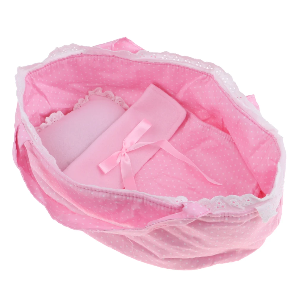 Sleeping Bag Set For 26-28cm Dolls Accessories Sleepover Bag Generation Doll Pink Sleeping Bag Set