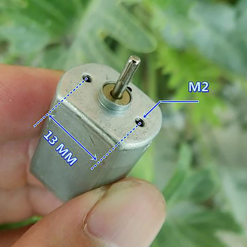1 шт. металлический корпус 130 мотор DC12V 24V металлическая щетка миниатюрный