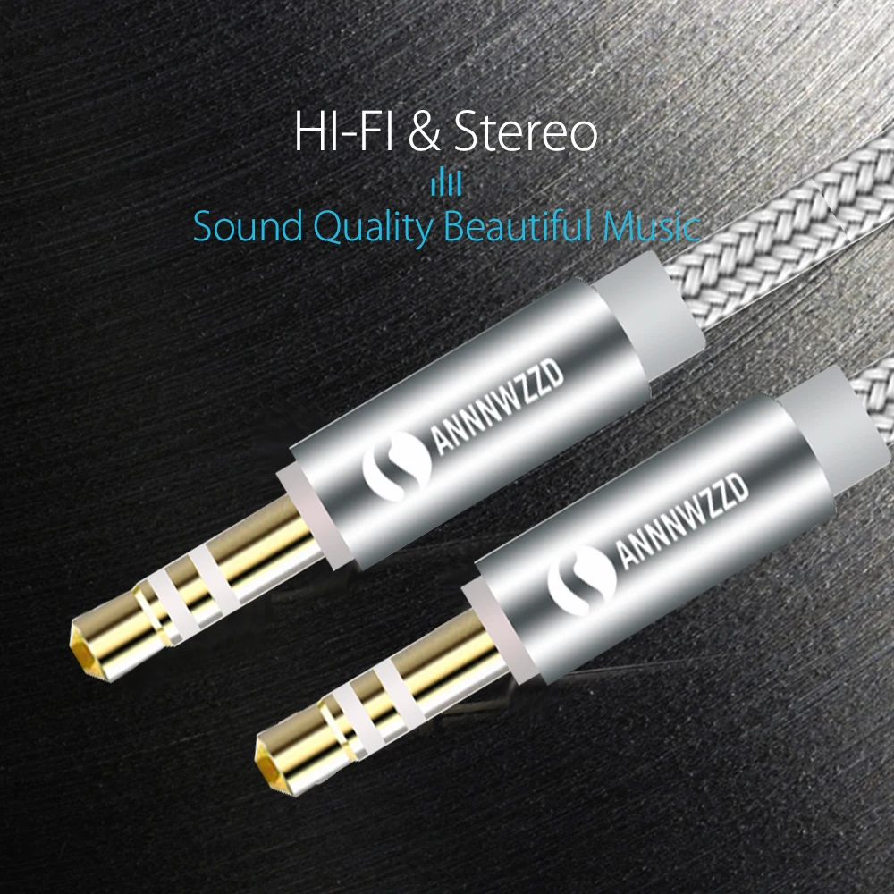 Aux cable 3.5mm Audio Cable for car iPhone jack male to Headphone Beats Speaker AUX Car |