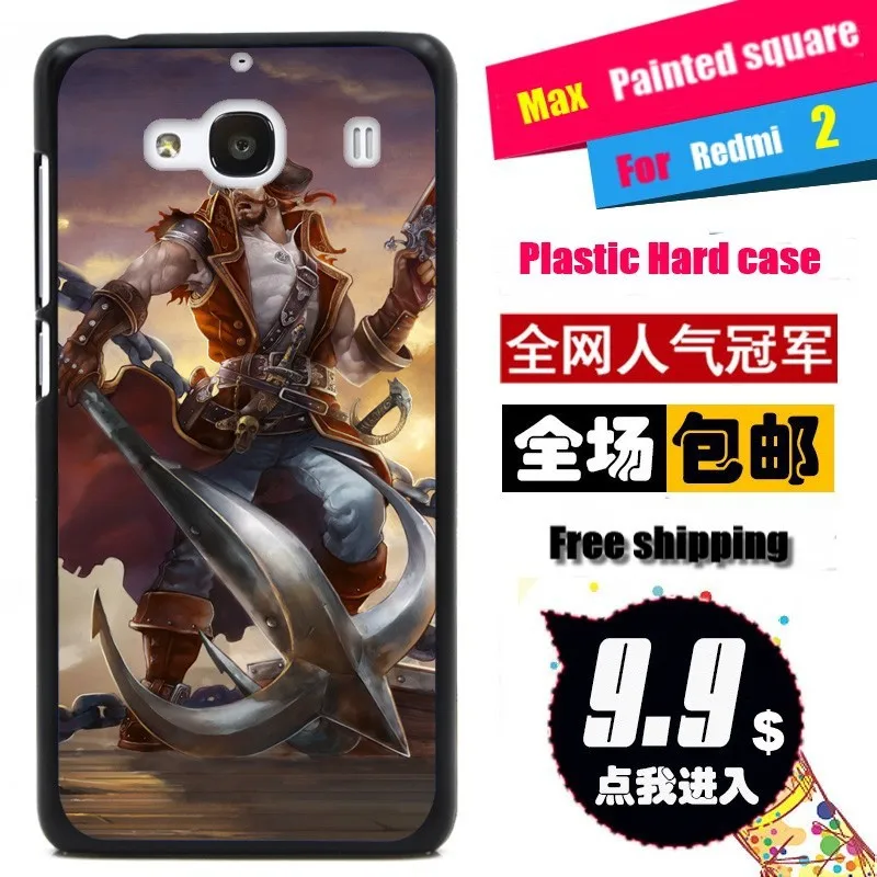 Твердый переплет чехол живопись для Xiaomi / редми 2 красный рис 2A мобильный телефон
