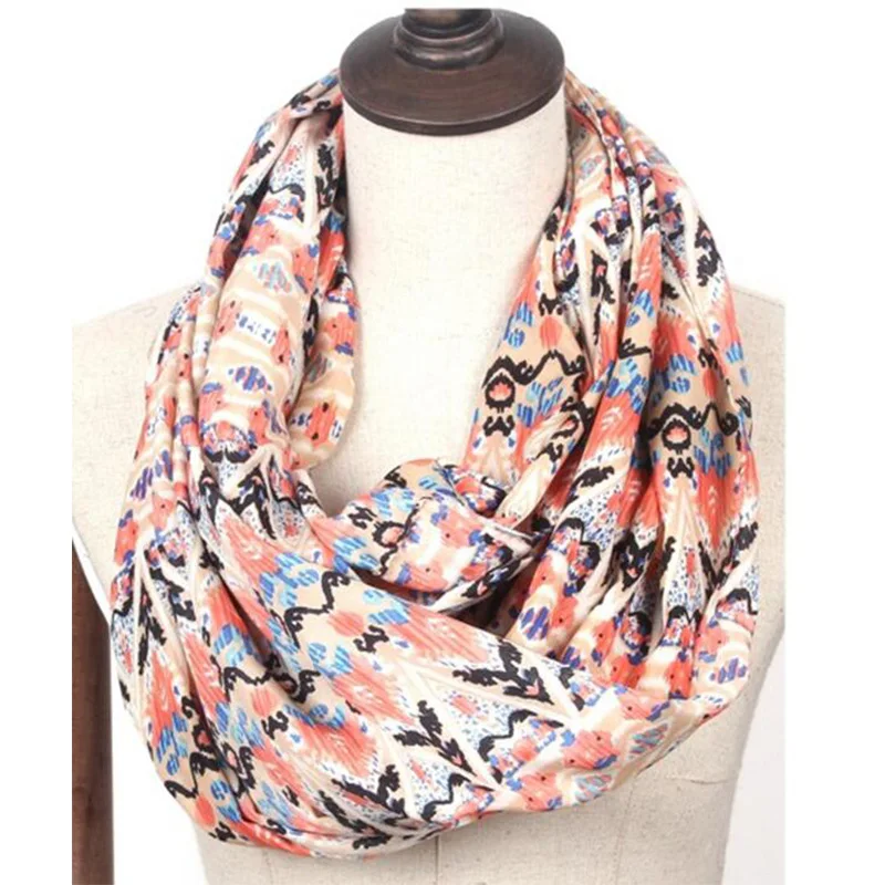 Женский Новый шифоновый шарф с ацтекским орнаментом геометрический этнический