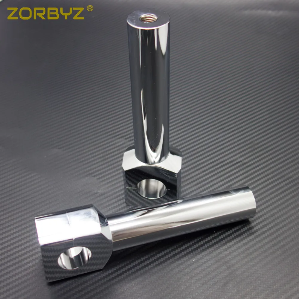ZORBYZ 1 &quot25 мм хромированные мотоциклетные рулевые стойки балки зажим для Harley Honda