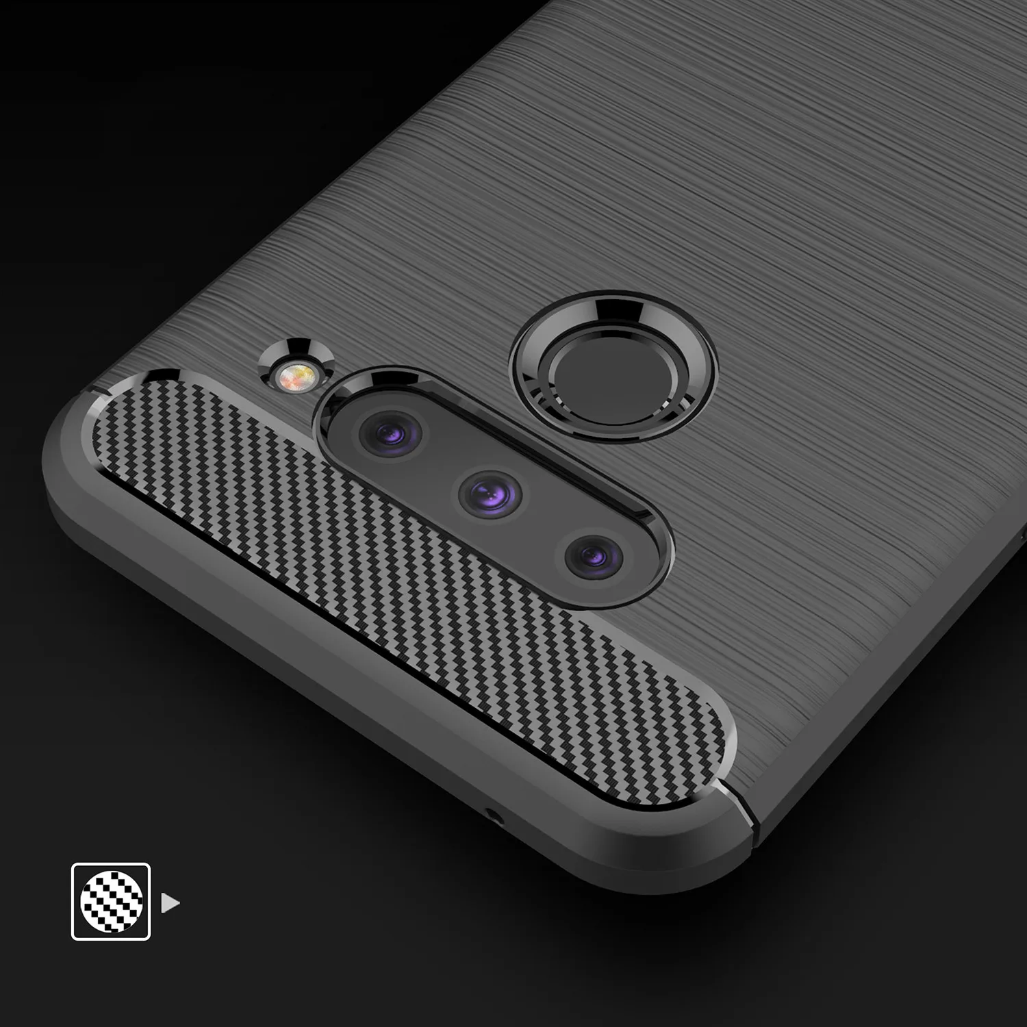 Carbon Fiber TPU Silicone Back Cover For LG V50 V40 V30S G8 G8S G7 ThinQ K40 K10 K8 2018 Q7 Q6 V30 G6 Q Stylus+ Plus Stylo 5 |