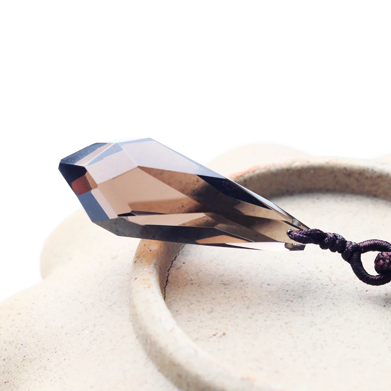 Как MS hong Природный Азурит натуральный чай кристалл кулон ожерелье мужские