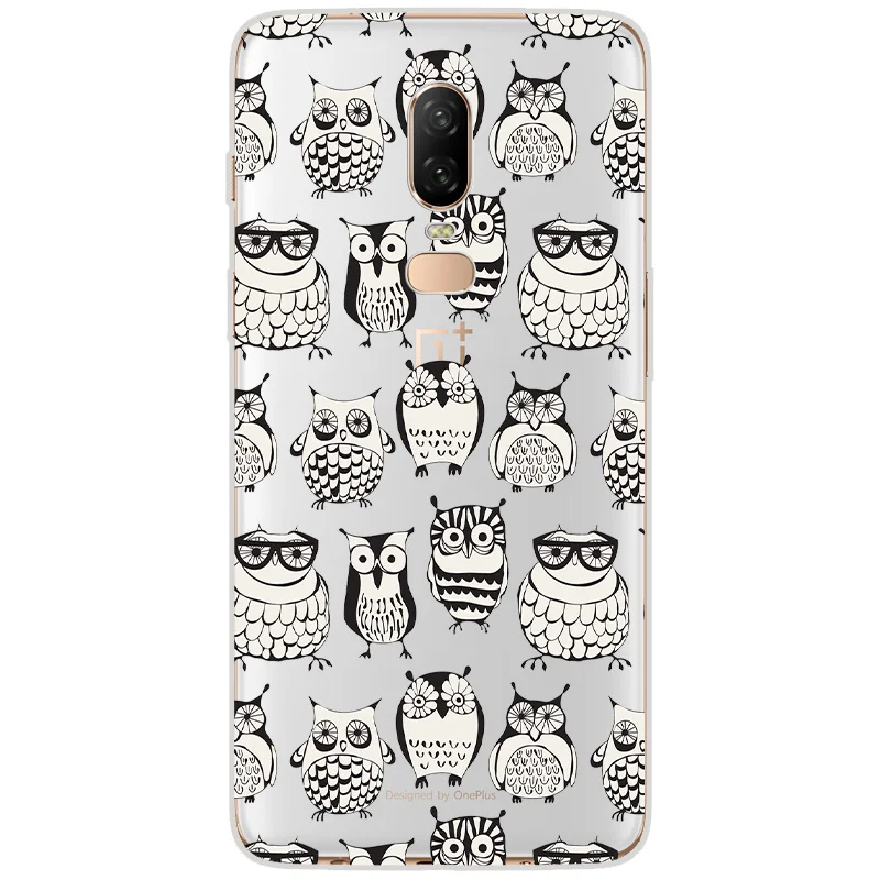 Ciciber чехол для Oneplus 6T 5T чехлы телефонов 1 + Fundas Capa Coque мягкий TPU милый с изображением