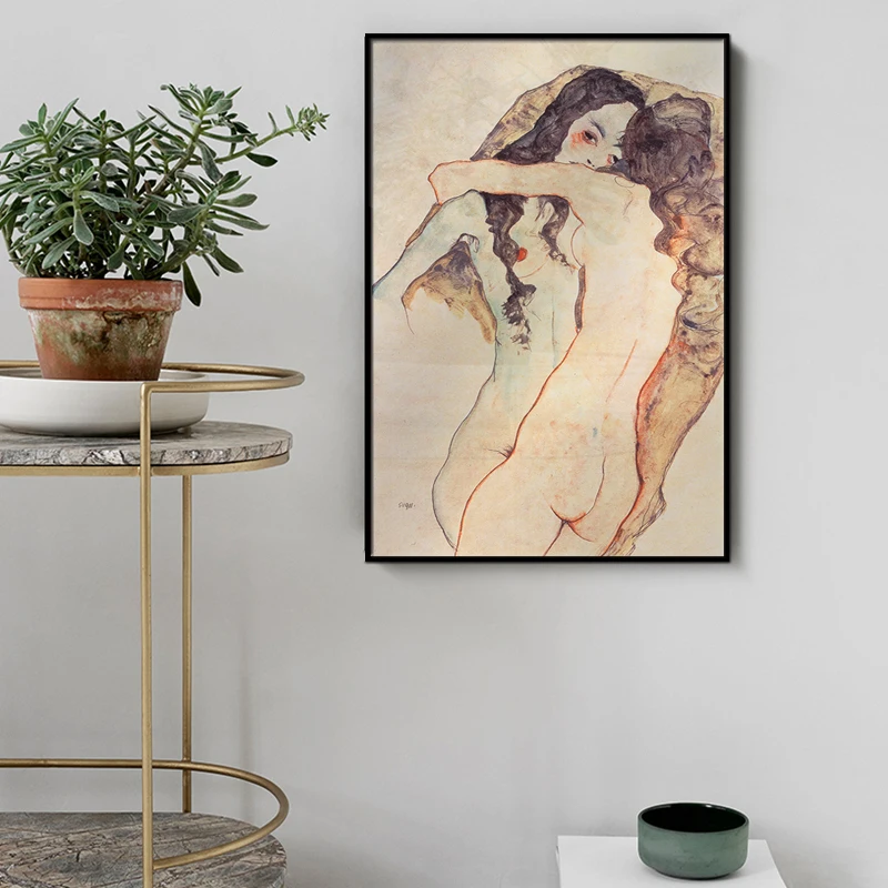 Egon Schiele эскиз плакаты принты картины на холсте стены искусства для гостиной Декор