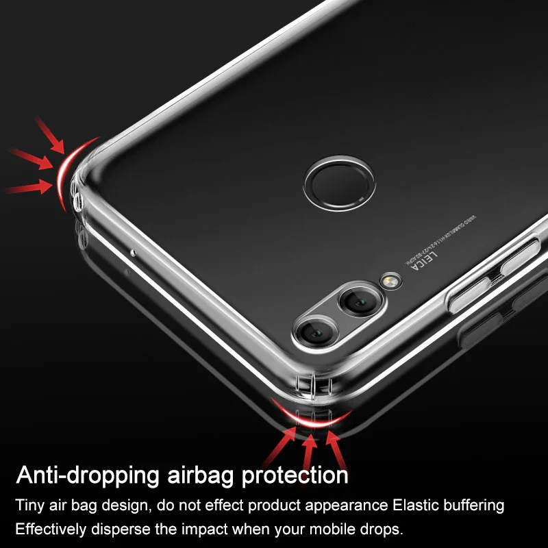 Чехол IMAK Для Huawei Honor 8X Max мягкие силиконовые чехлы из ТПУ прозрачный чехол для