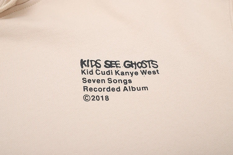Худи Kanye West KIDS SEE Ghost для мужчин и женщин пуловер свитшоты модные повседневные худи