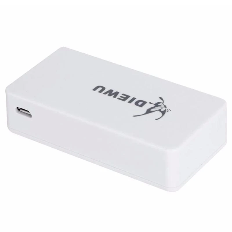 DIEWU 5 Порты Fast Ethernet RJ45 10/100 Мбит сетевой коммутатор хаб настольное, ноутбук, Портативный путешествия моноканальный центр Мощность по кругу проложен микро