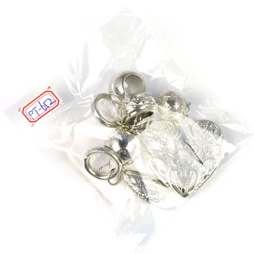 

AOLOSHOW Fashion Light Silver Color Heart Pendant for DIY Making Jewelry Scarf Components Necklace Pendant 5sets a Lot, P652