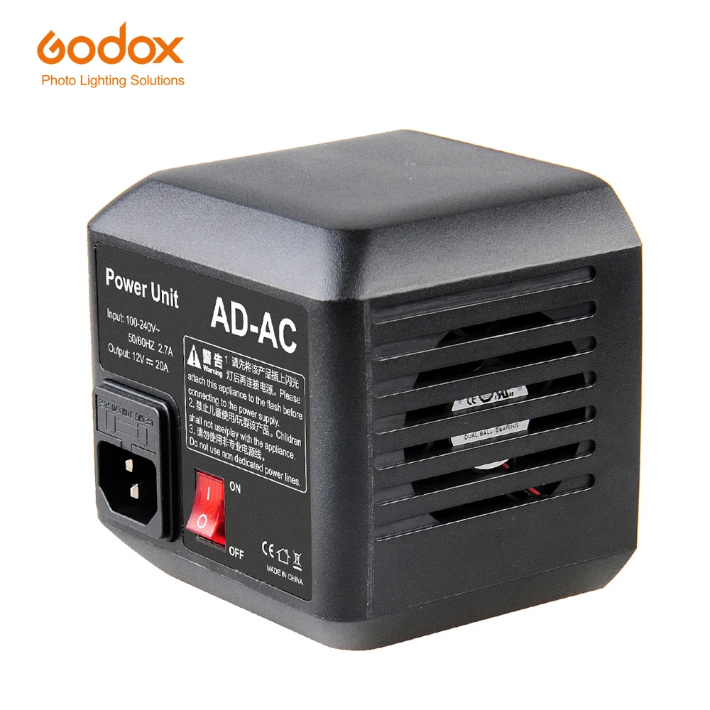 Godox AD-AC источник питания AC настенный адаптер кабель для AD600B AD600BM AD600M AD600 SLB60W SLB60Y |